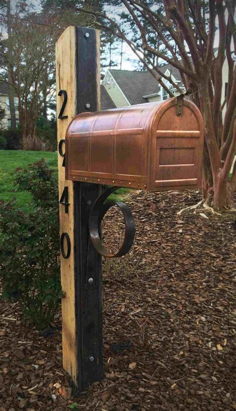 house build around metal mailbox|how to build a mailbox.